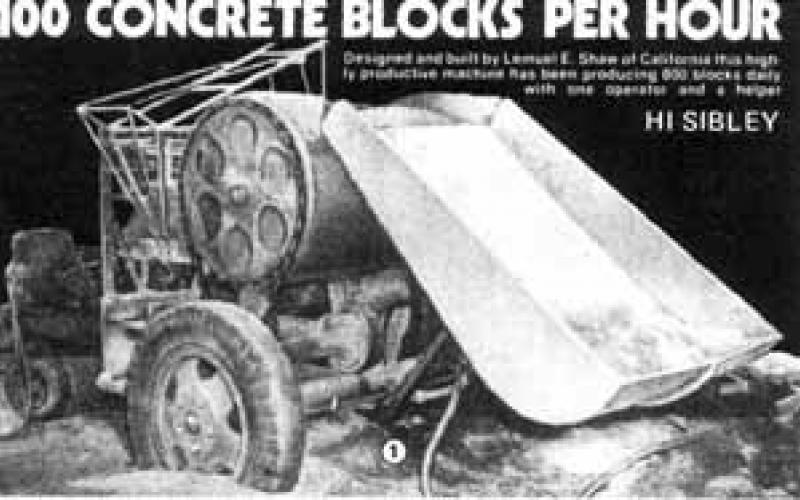 Brick Maker Machine Plans