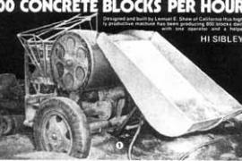 Brick Maker Machine Plans